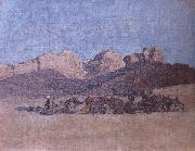 Ippolito Caffi Simoon in the Desert USA oil painting artist